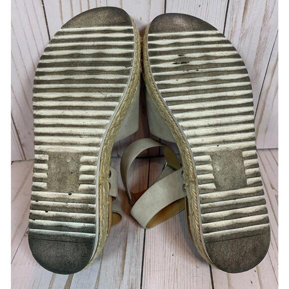 Coconuts by Matisse Wedge Ankle Strap Sandals‎ Topic Gray 6M - Picture 6 of 8